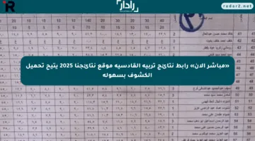 «مباشر الآن» رابط نتائج تربية القادسية موقع نتائجنا 2025 يتيح تحميل الكشوف بسهولة